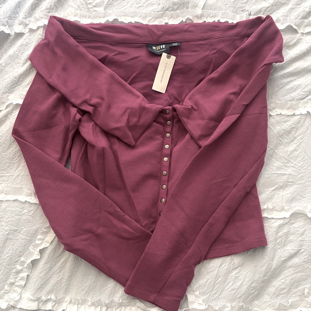 Maeve off the shoulder Fuschia top